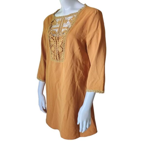 Altar'd State Mustard Yellow Dress (S) - Picture 1 of 5